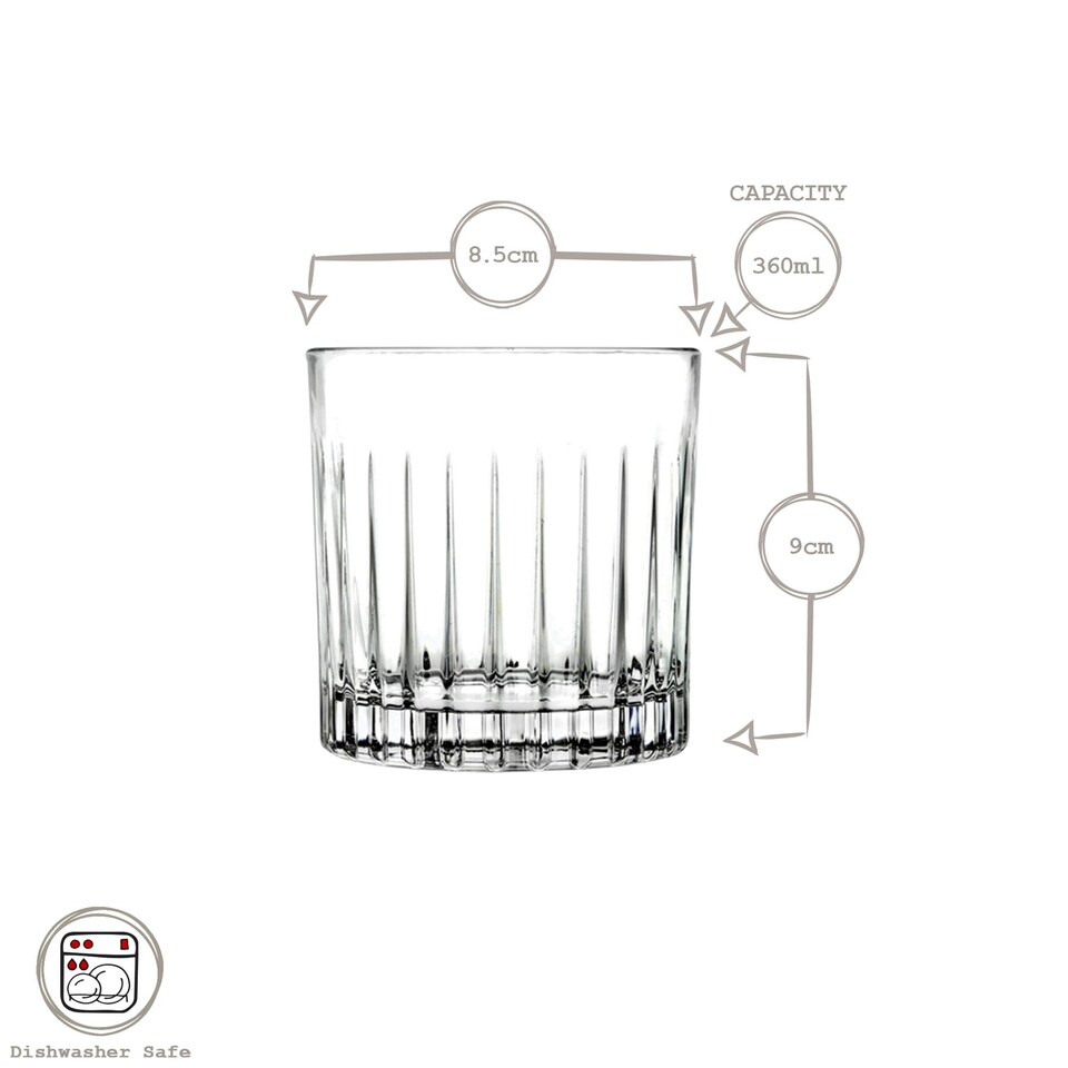 image 1 of RCR Crystal 4 Piece Mixology Whisky Glass Set - 340ml