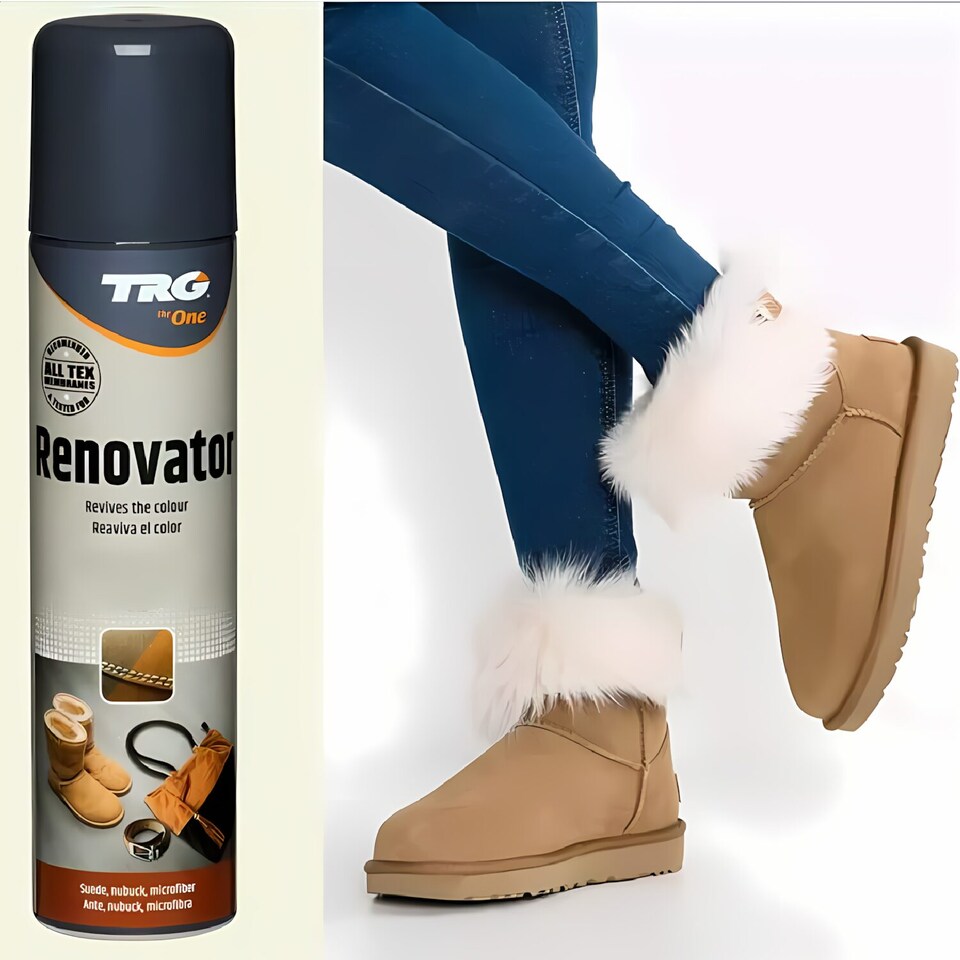 image 1 of TRG Suede Renovator - Colour Restoration for Shoes and Boots 250ml | Brown | Ocre
