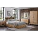 image 1 of Natural Oak Ottoman Storage Bed - Single 3ft (90cm)