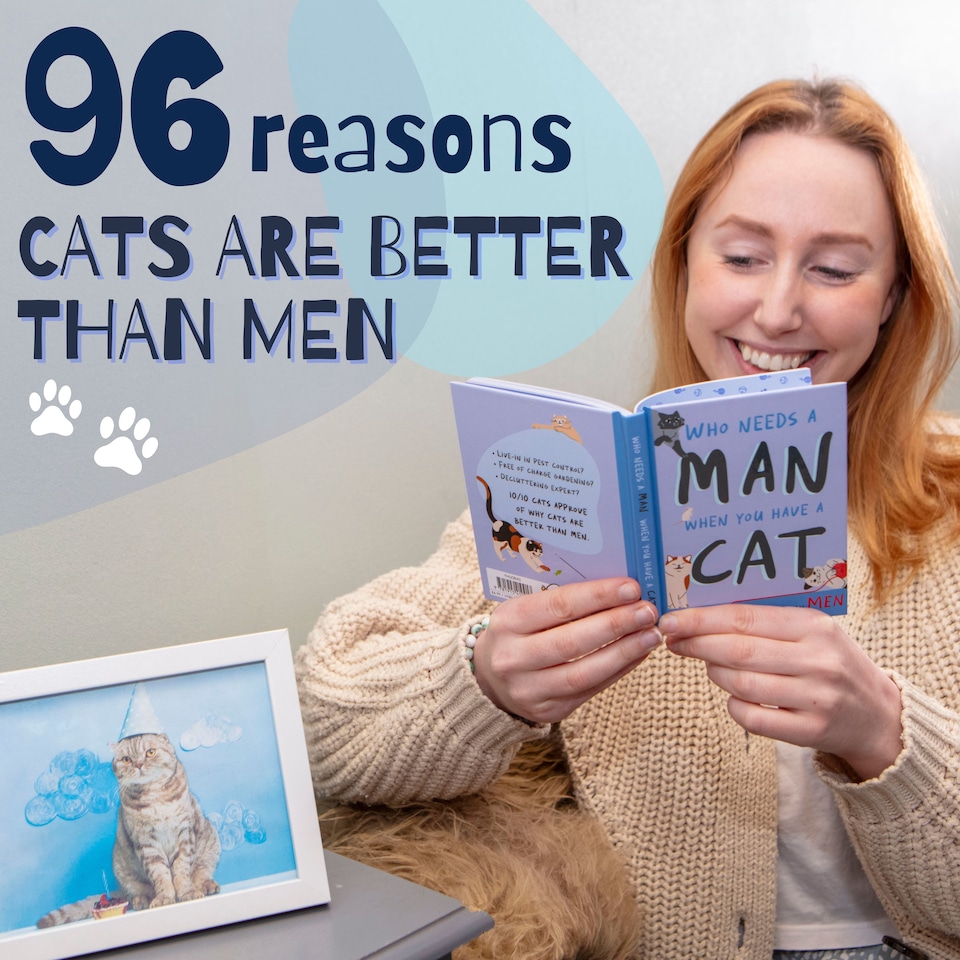 image 1 of Who Needs A Man When You Have A Cat Gift Book