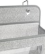 image 3 of Living and Home 5-Pocket Over-the-Door Organizer, Grey | Grey