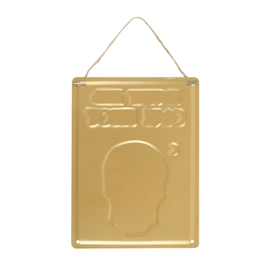 image 1 of Something Different Entry Fee One Shot Hanging Sign - Black/White/Gold - One Size