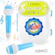 image 1 of Kids Karaoke Machine Carry Case Play Set - Portable Singing System with 2 Microphones, LED Lights, Recording Function, Built-In MP3 Jack & Speaker, Educational Music Toy for Children Ages 3 plus