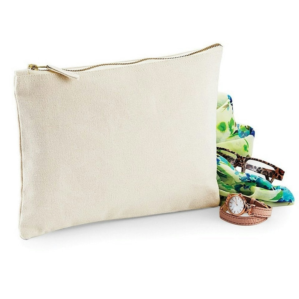 image 1 of Westford Mill Canvas Accessory Case - Natural - L (UTRW4674) | Multi