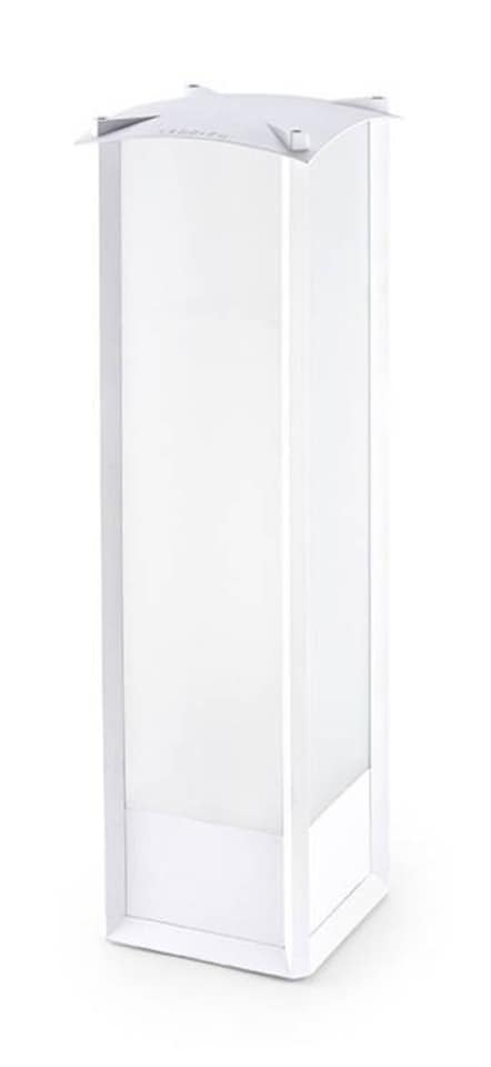 Mark 1 Light Outdoor Tall Bollard Light White IP44 - Special Offer