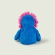 image 2 of Warmies Plush Blue Monster Microwavable Weighted Teddy