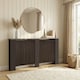 image 1 of OHS Ribbed Radiator Cover Slatted Engineered Wood - Large