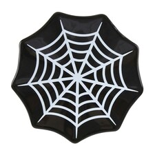 Something Different Spider Web Trinket Dish - Black/White - One Size