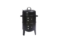 Groundlevel Versatile BBQ Grill Dual Functionality Stacker Smoker Fire Pit And Barbeque