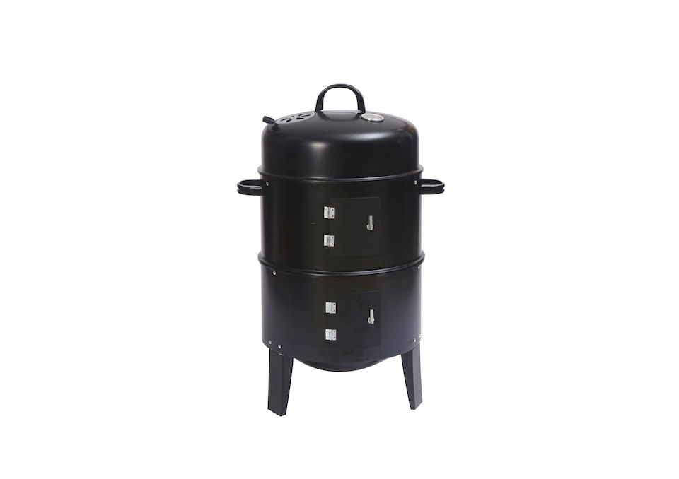 image 1 of Groundlevel Versatile BBQ Grill Dual Functionality Stacker Smoker Fire Pit And Barbeque