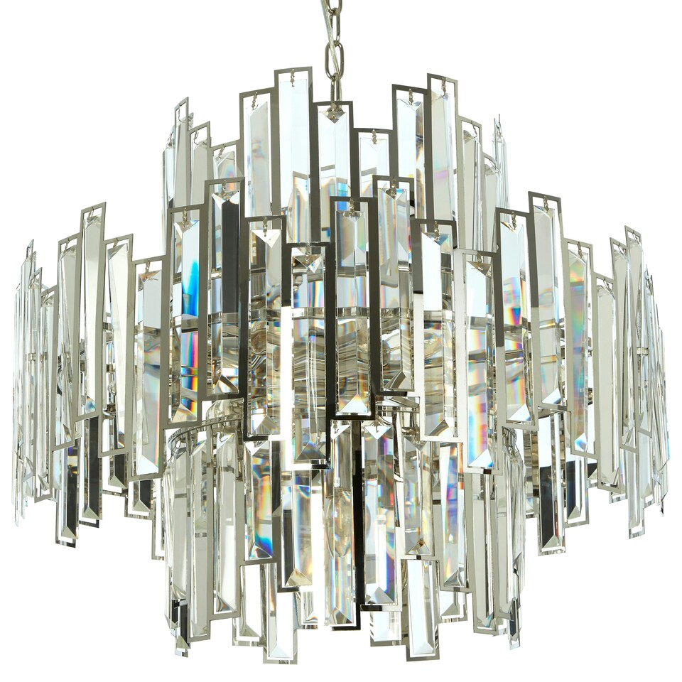 image 1 of Interiors by Premier Large Chandelier Silver