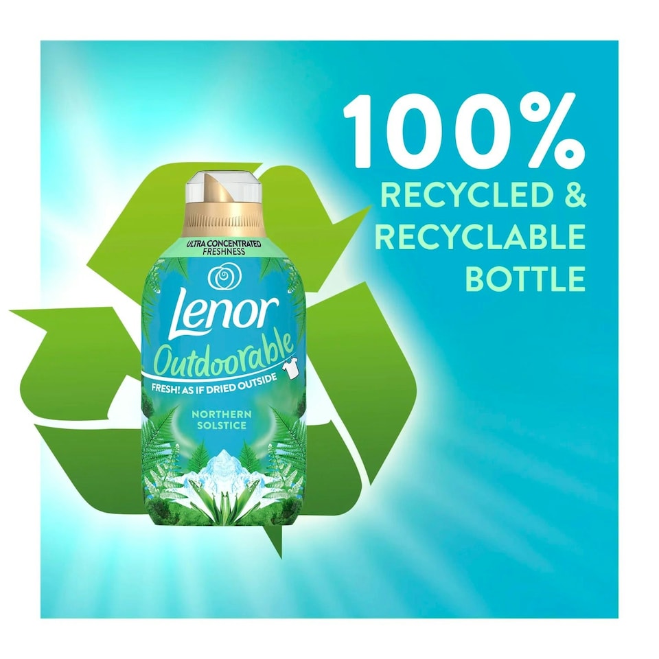 image 1 of Lenor Outdoorable Fabric Conditioner Liquid 35 Washes Northern Solstice 490ml
