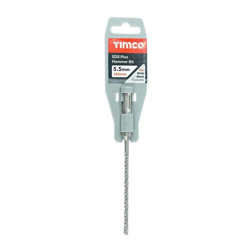 image 1 of Timco - SDS Plus Hammer Bit (Size 5.5 x 160 - 1 Each)