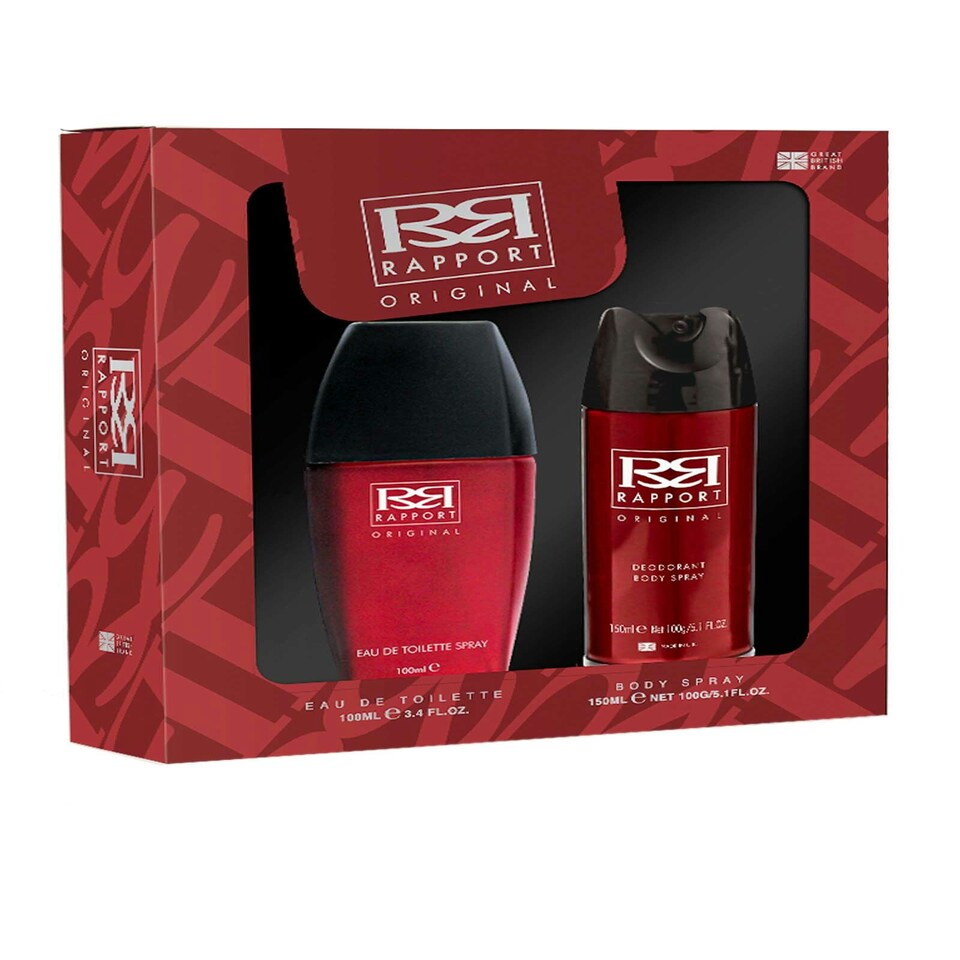Rapport Eau de Toilette Spray 100ml Deodorant Body Spray 150ml