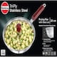 image 6 of Hawkins Triply 3 mm Stainless Steel Frying Pan Glass with Lid