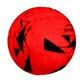 image 2 of Murphys LED Light Up Gaelic Football - Fluorescent Orange/Black - 5