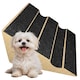 image 2 of Stairwedge Dog Steps Pack of 5 Soft grip carpet ramps with grooved safety for confident climbing Natural cork design supports mobility for dogs and small pets