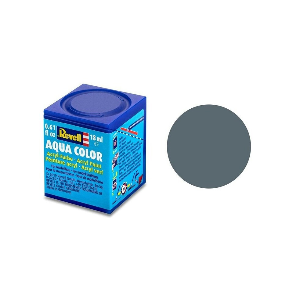 image 1 of Revell Aqua 079 Greyish Blue Mat 18Ml