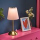 image 2 of OHS Pleated Bedside Lamp LED Rechargeable Cordless Night Light