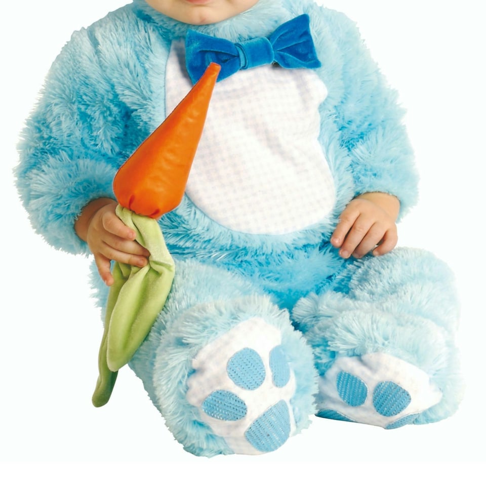 image 1 of Bristol Novelty Childrens/Kids Handsome Lil´ Wabbit Costume - Blue/Orange - 12-18 Months One Size