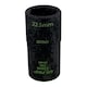 image 1 of 22mm x 22.5mm Wheel Hub Lug Nut Cap Flip Impact Socket Remover 1/2in Drive