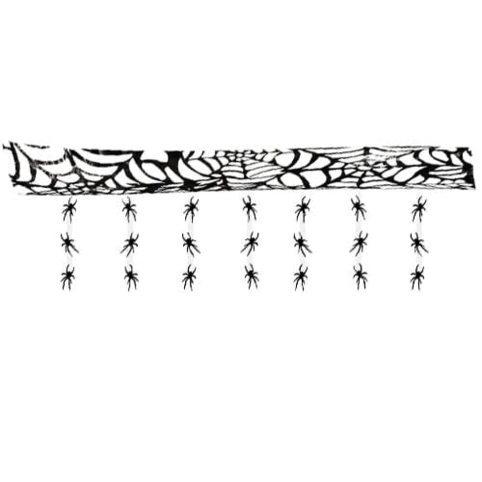 Halloween Hanging Ceiling Decoration With Spiders 3m