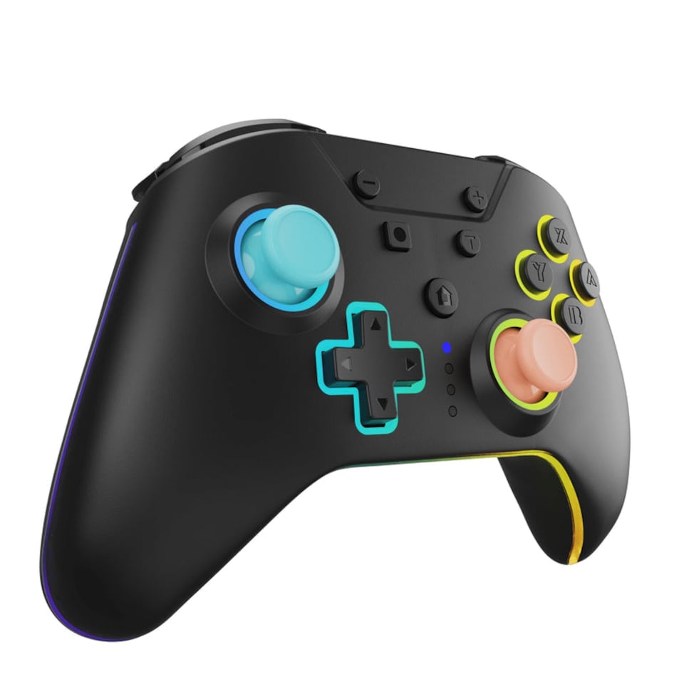 image 1 of Hyperkin Nurival Wireless Controller for Nintendo Switch 2, OLED, Lite - Hall Effect Sticks, RGB Lighting & Pro Paddle Buttons