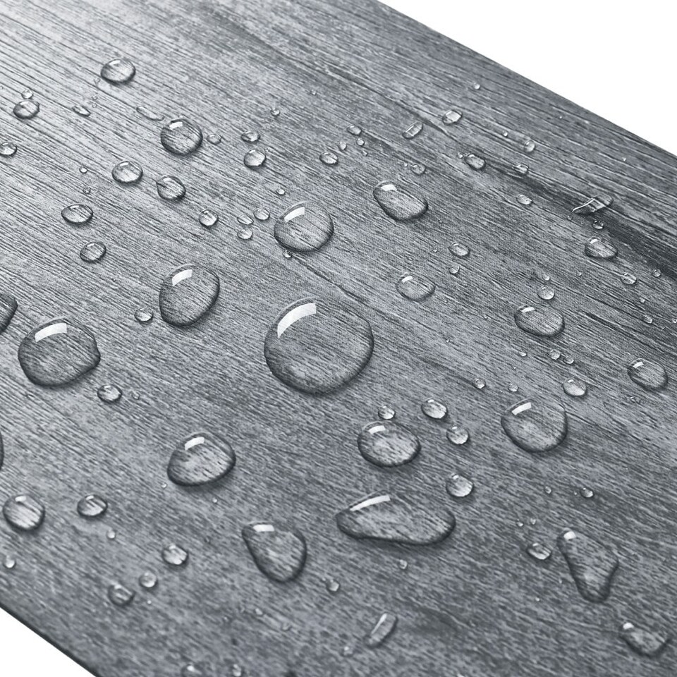 image 1 of Living and Home Realistic Country Style Wood Effect Flooring Plank 36 Pcs | Grey