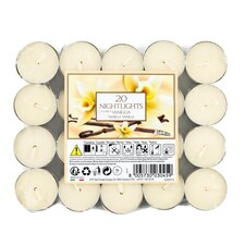 Aladino Vanilla Tea Lights (Pack of 20) | Multi | Natural | One Size | 1