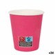 image 1 of Set of glasses Algon Cardboard Disposable 200 ml Fuchsia 36 Units (24 Pieces) N/A