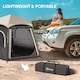 image 8 of Outsunny Instant Camping Tent, 4 Person Easy Setup Dome Tent | Grey | Dark Grey | 2.8L x 2.4W x 1.55H m