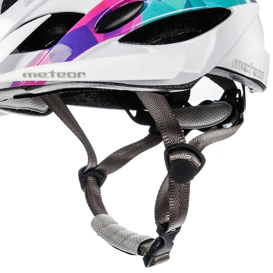 image 1 of Shimmer Cycle Helmet – Lightweight & Protective for Biking, Skating & More | White | White | L