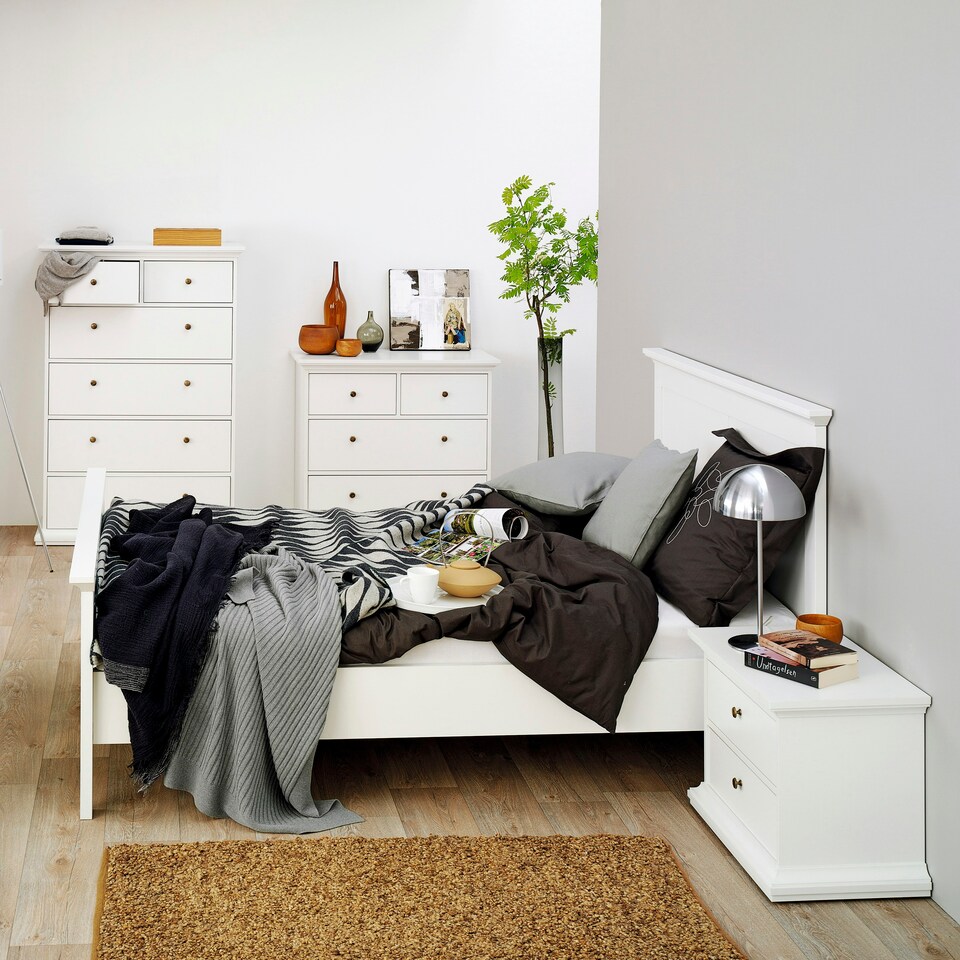 image 1 of Paris Chest of 6 Drawers in White