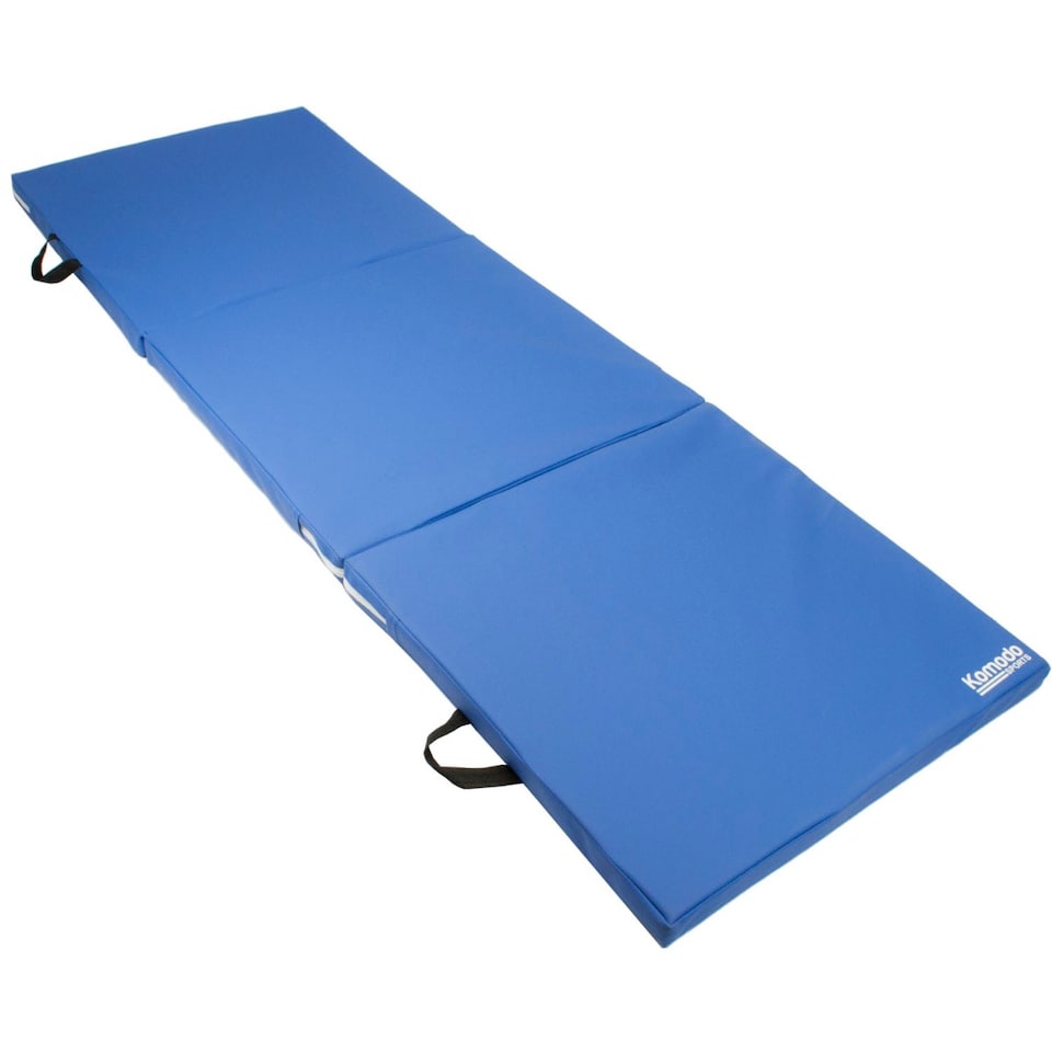 image 1 of Komodo Tri Folding Yoga Mat - Blue