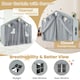 image 6 of COSTWAY Kids Play Tent 3-4 Kids Large Play Tent House Grey Grey