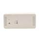 image 3 of Hometime Digital LED Alarm Clock - White White