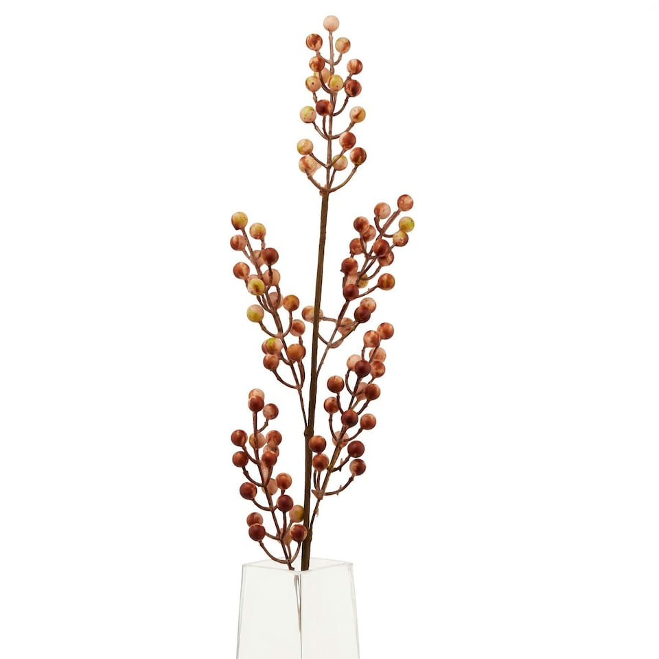 image 1 of Hill Interiors Autumn Branch Artificial Plant - Caramel/Cream/Green - One Size