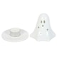 image 2 of Something Different Ceramic Ghost Tealight And Incense Cone Holder - White - One Size