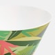 image 8 of OHS Summer Print Plastic Picnic Salad Bowl Utensil Set Lightweight | Green | Colourful Palm