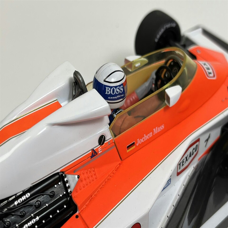 image 1 of McLaren Ford M23 #12 Texaco Jochen Maas 3rd GP Germany 1976 1:18 Model Car Group 18613F