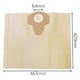 image 2 of SPARES2GO Dust Bags for Draper Vacuum Cleaner (30L Capacity, Pack of 5)