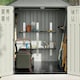 image 4 of Suncast Resin Shed Shelving Kit Black