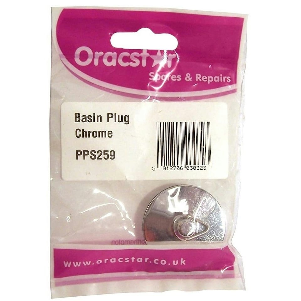 image 1 of Oracstar Metal Basin Plug - Silver - 1.5in