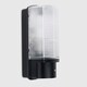 image 1 of ValueLights Griffin Outdoor IP44 Rated Dusk to Dawn Bulkhead Wall Light & Warm White LED Bulb Black