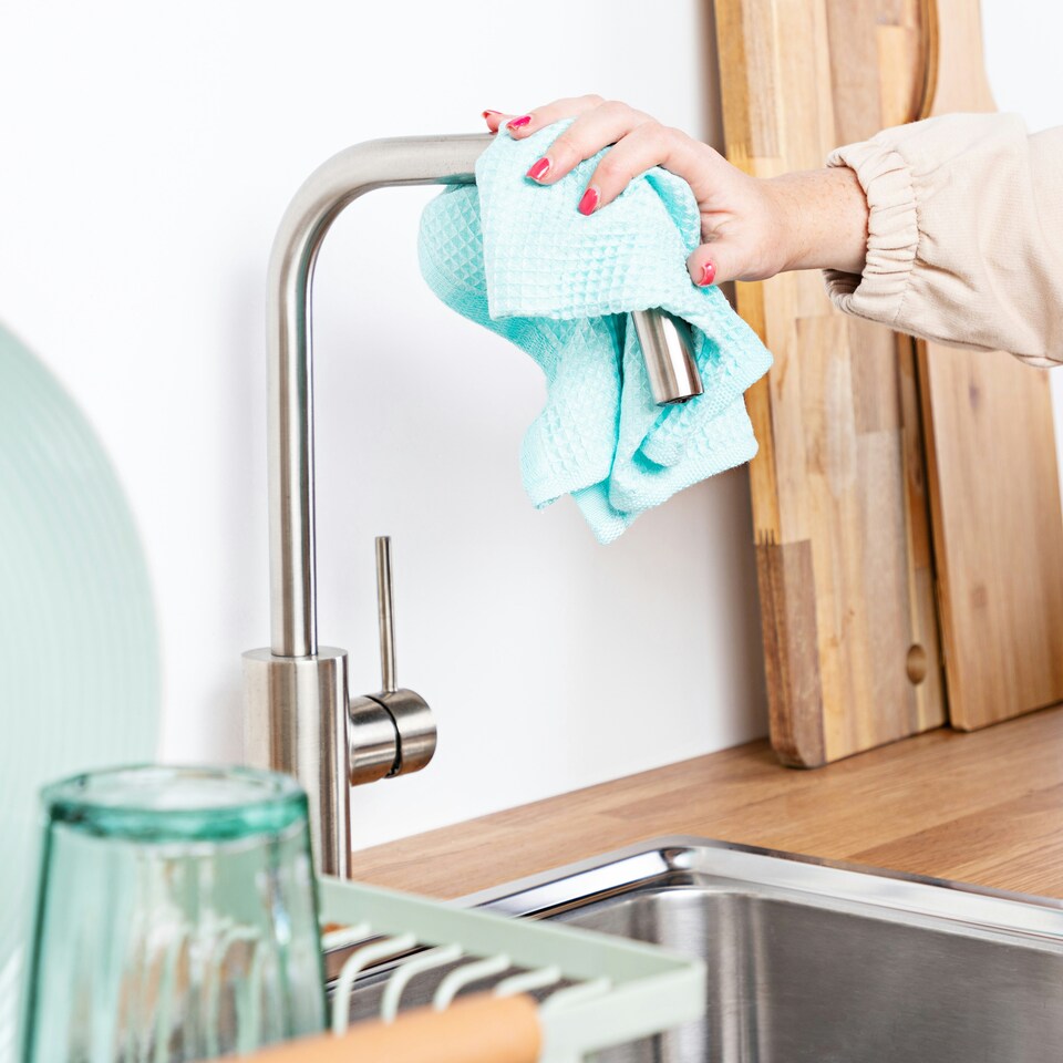 image 1 of Bamboo All Purpose Cleaning Cloth Pack of 9