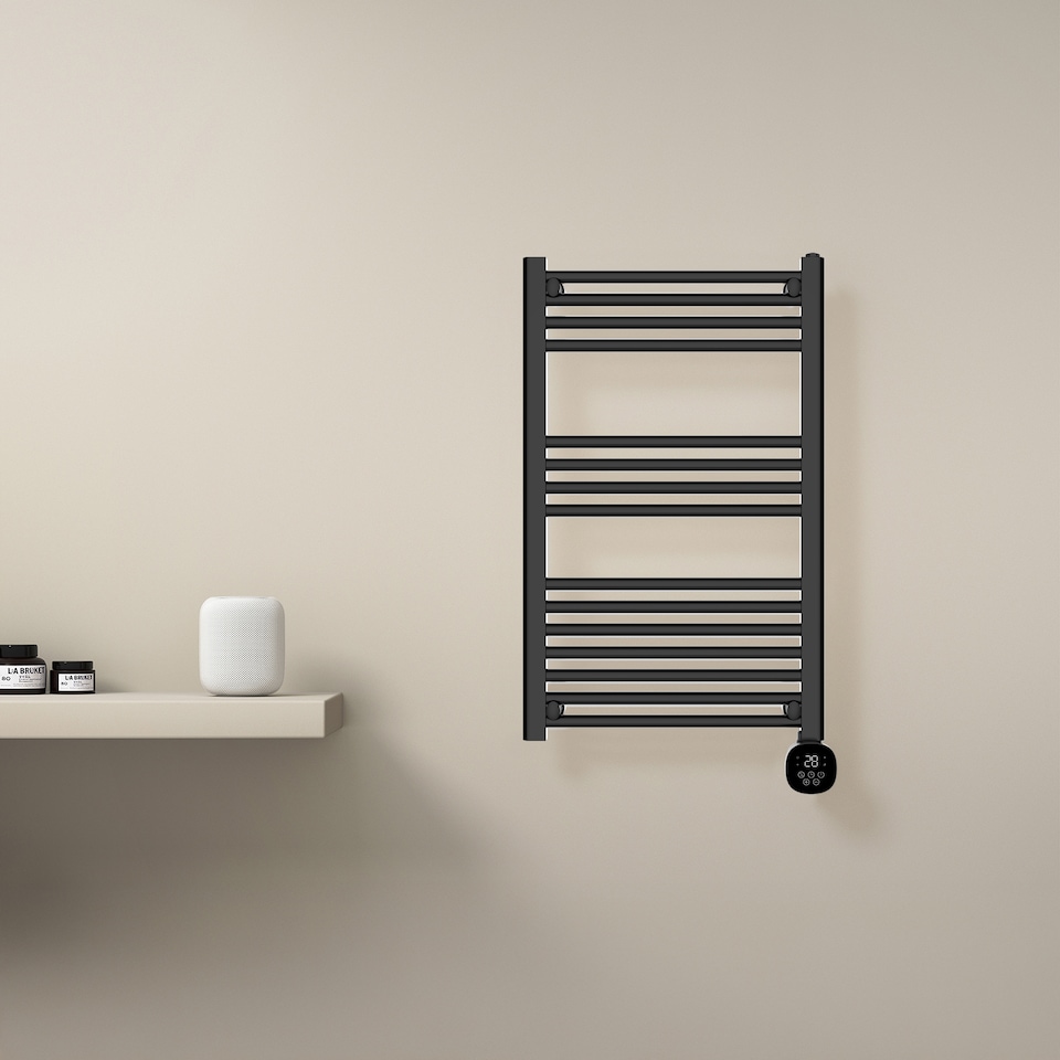 image 1 of TCP Smart WiFi Fixed Pre-Filled Towel Radiator 500w Black