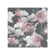 Imprints Flowers And Leaves Of Wild Rose Splash Back | White