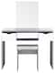 image 2 of Elizabeth Dressing Table Set | Grey | Grey