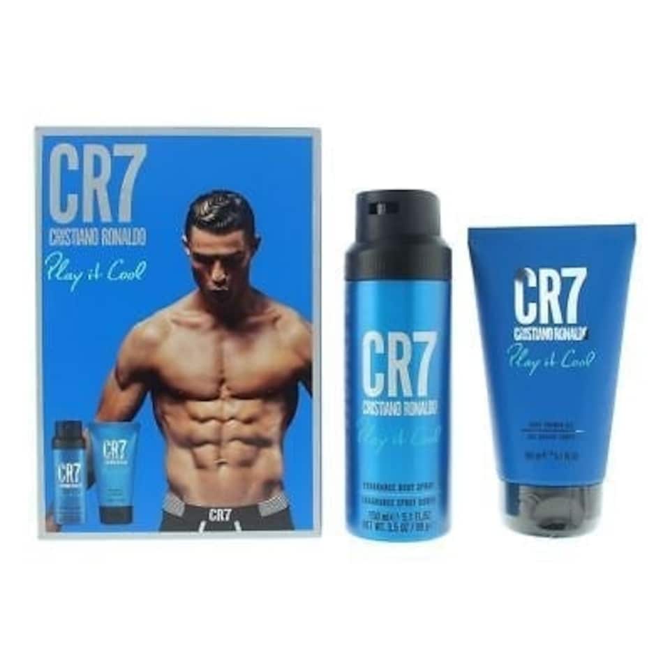 image 1 of Cristiano Ronaldo CR7 Play It Cool Gift Set 150ml Shower Gel + 150ml Body Spray