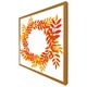 image 5 of Orange & red autumn leaves (Picture Frame) White | L